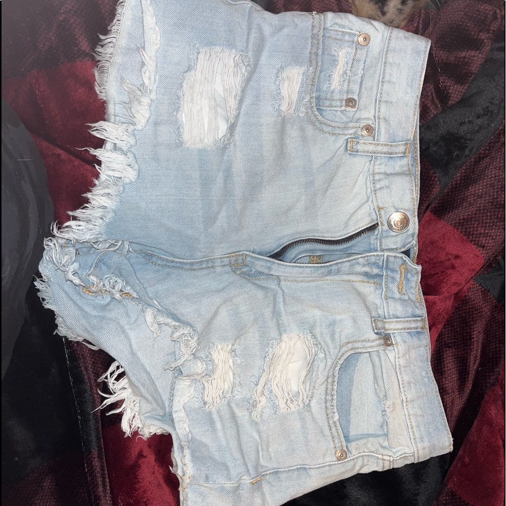 Aero high rise shorty shorts